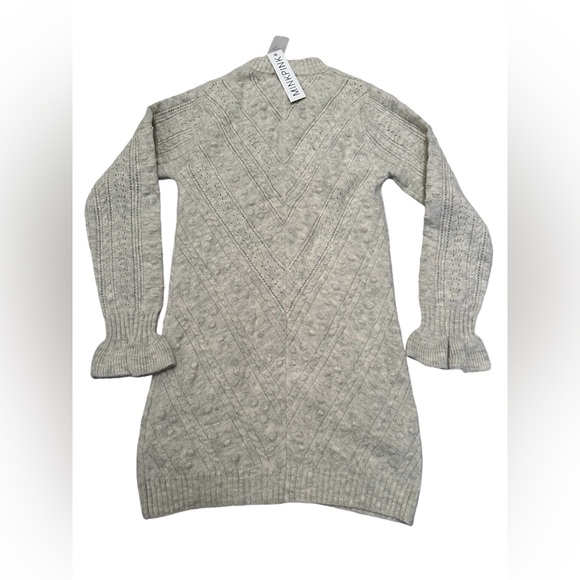 NWT MINKPINK - Sadie Knit Dress - Size Small - Cream - Picture 2 of 5